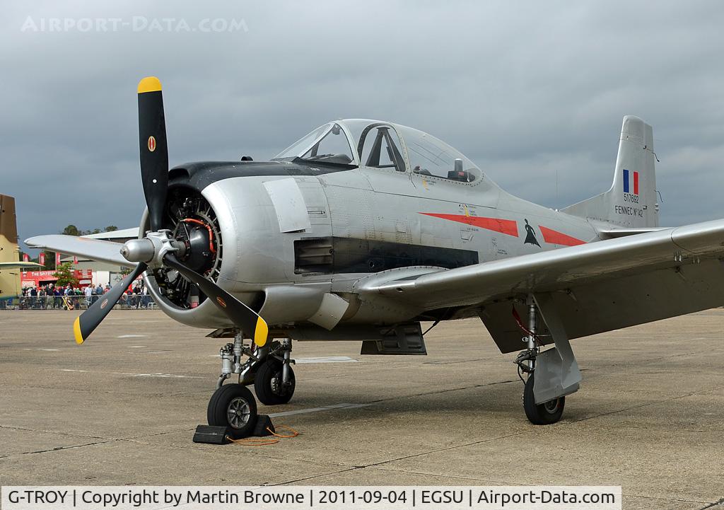 G-TROY, 1951 North American T-28A Trojan C/N 174-545, DULL AND RAINY