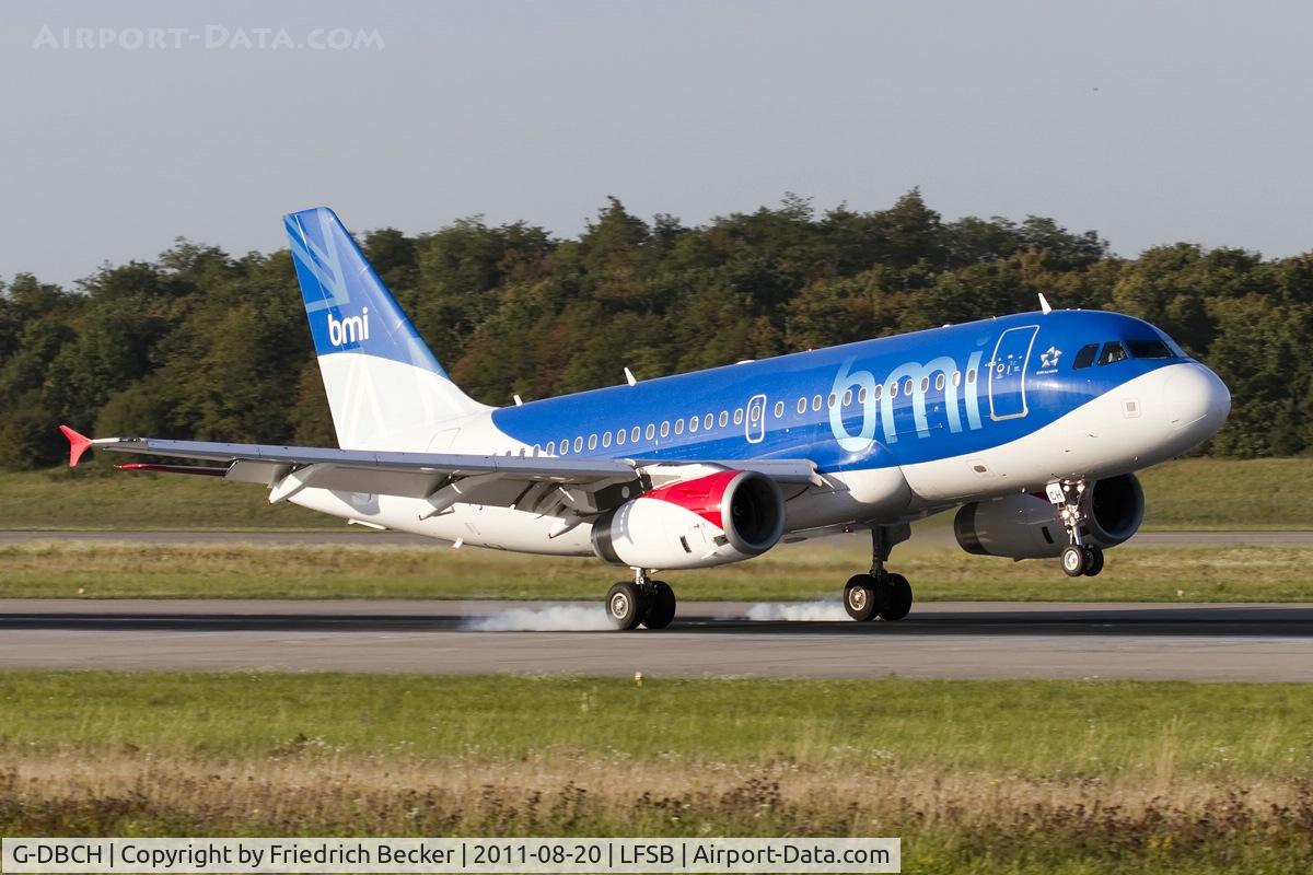 G-DBCH, 2006 Airbus A319-131 C/N 2697, touchdown