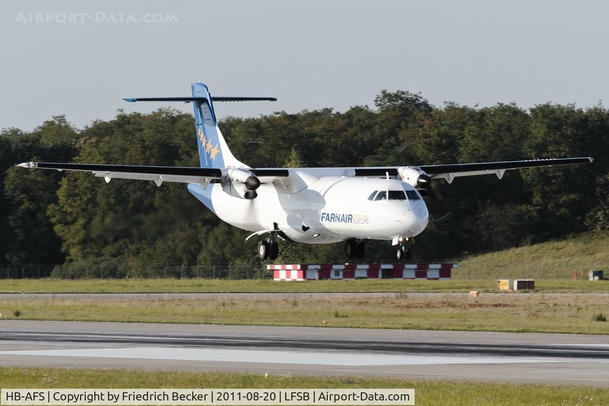 HB-AFS, 1990 ATR 72-201 C/N 198, short final