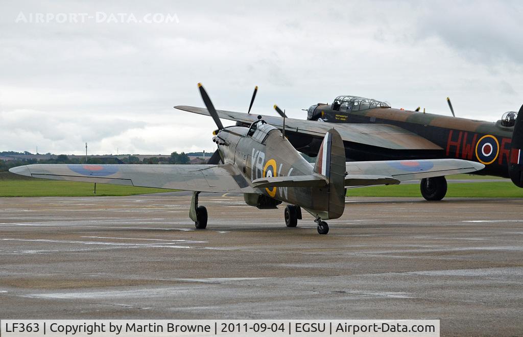 LF363, 1944 Hawker Hurricane IIC C/N 41H/469290, DULL AND RAINY