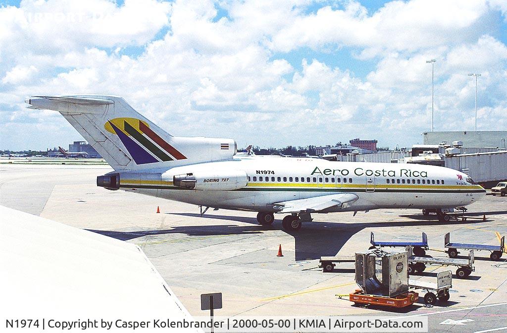 N1974, 1964 Boeing 727-23 C/N 18430, Aero Costa Rica