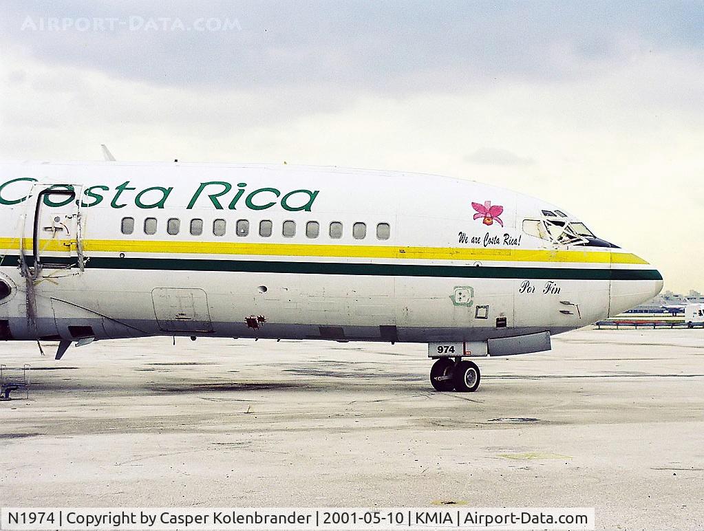 N1974, 1964 Boeing 727-23 C/N 18430, Aero Costa Rica