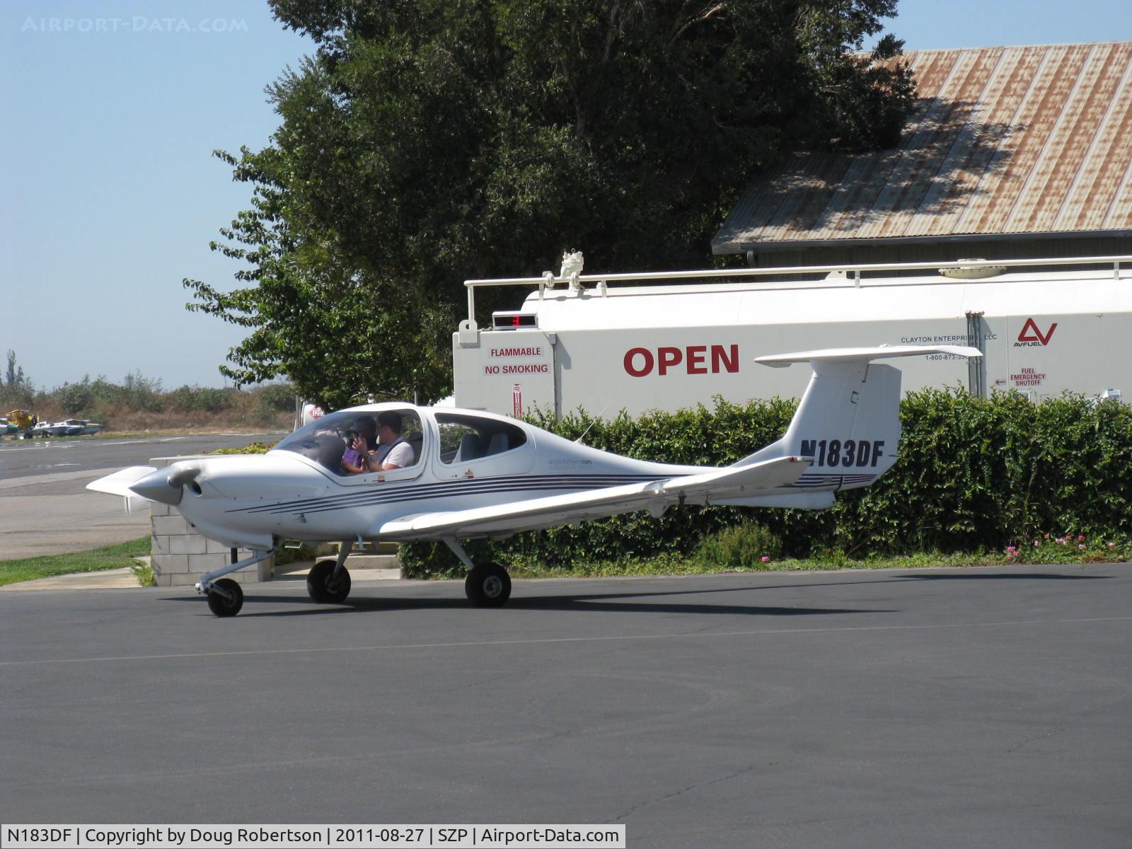 N183DF, 2004 Diamond DA-40 Diamond Star C/N 40.385, 2004 Diamond Aircraft Ind. DIAMOND DA-40 DIAMOND STAR, Lycoming IO-360-MIA+ 180 Hp, Lasar electronic ignition