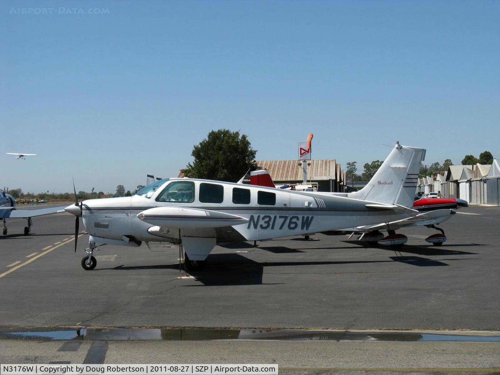 N3176W, 1988 Beech A36 Bonanza 36 C/N E-2447, 1988 Beech A36 BONANZA, Continental IO-550-B 300 Hp for takeoff and continuous