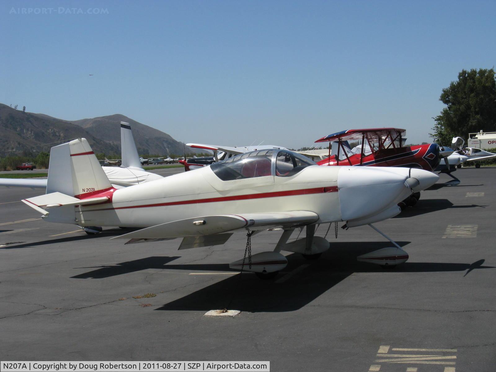 N207A, 1993 Vans RV-6A C/N 20430, 1993 Abercrombie VAN's RV-6A, Lycoming O-320 160 Hp
