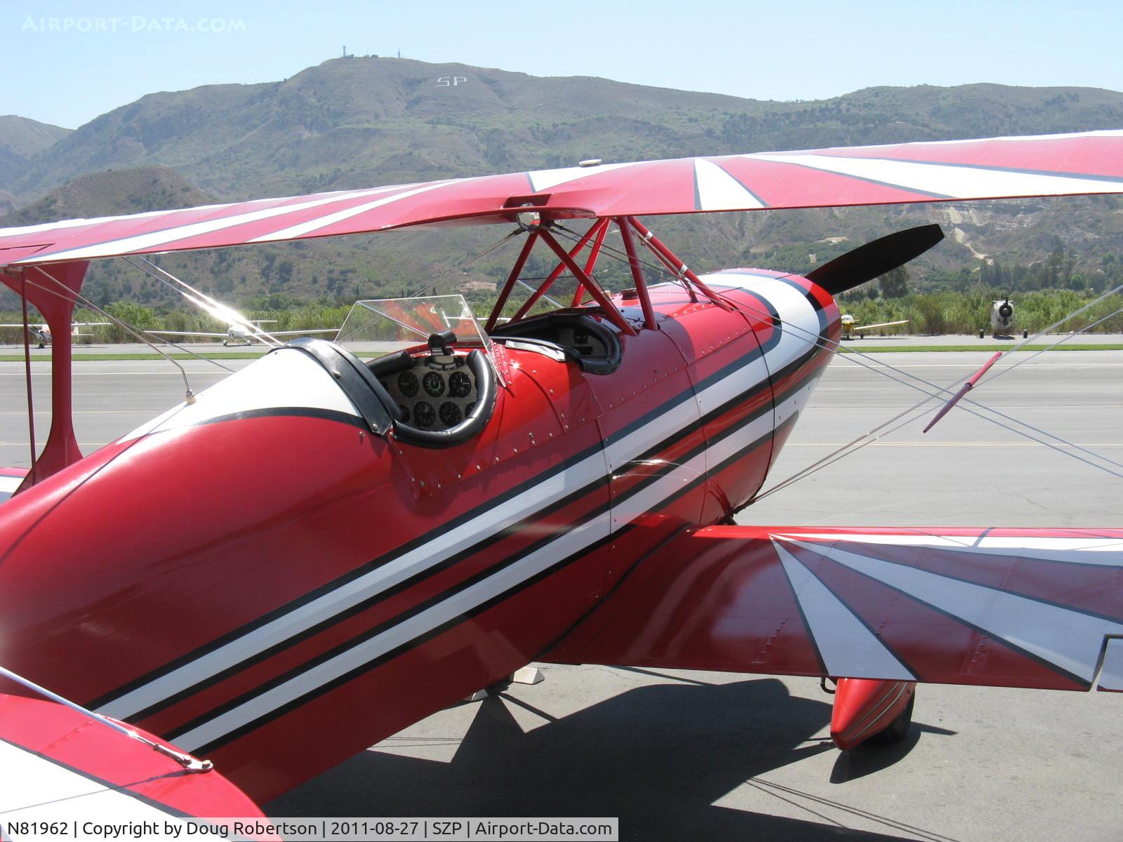 N81962, 1990 Steen Skybolt C/N 1 (N81962), 1990 Shull STEEN SKYBOLT, Lycoming O&VO-360 180 Hp, rear panel