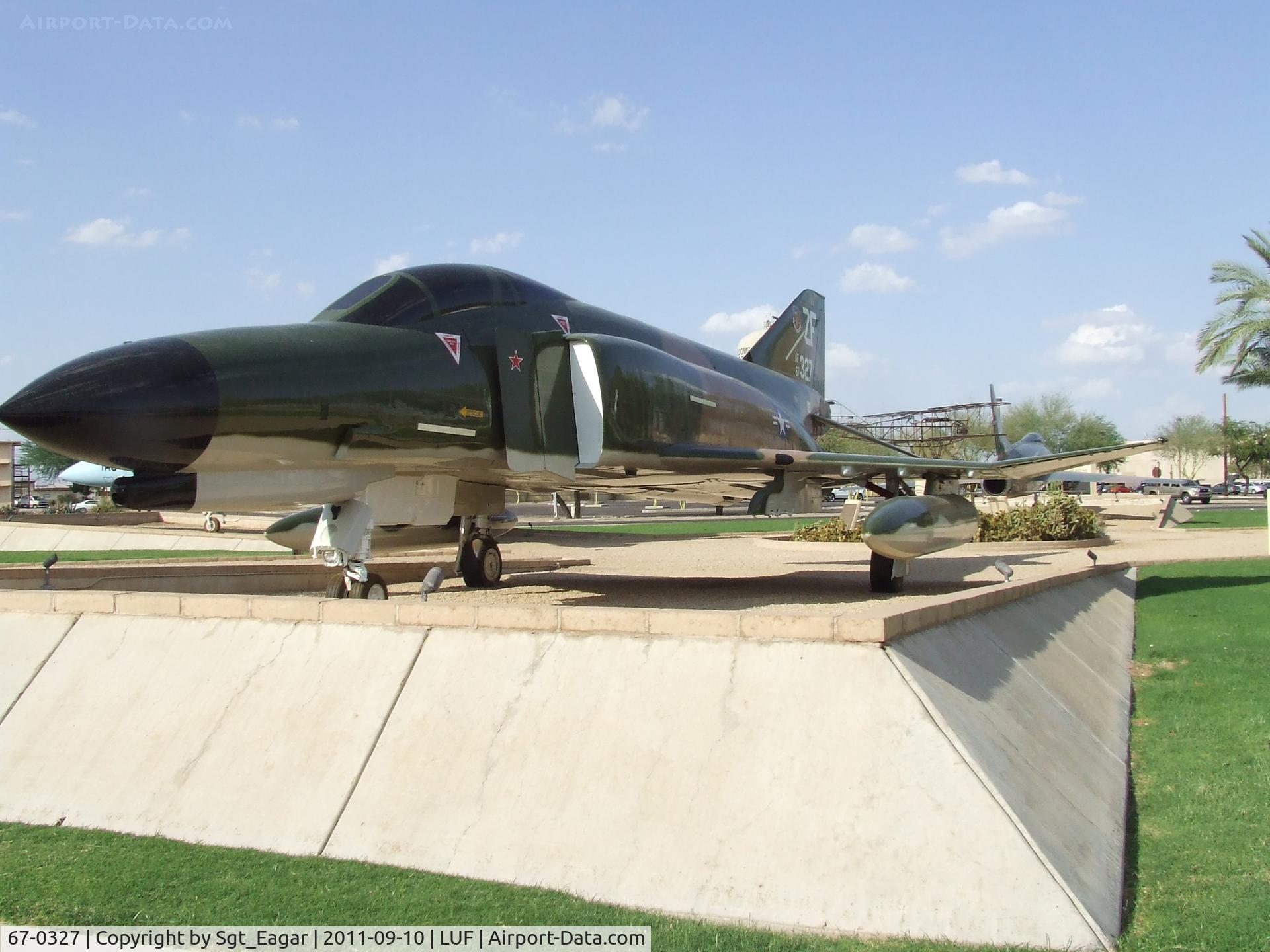 67-0327, 1967 McDonnell Douglas F-4E Phantom II C/N 3151, Static display