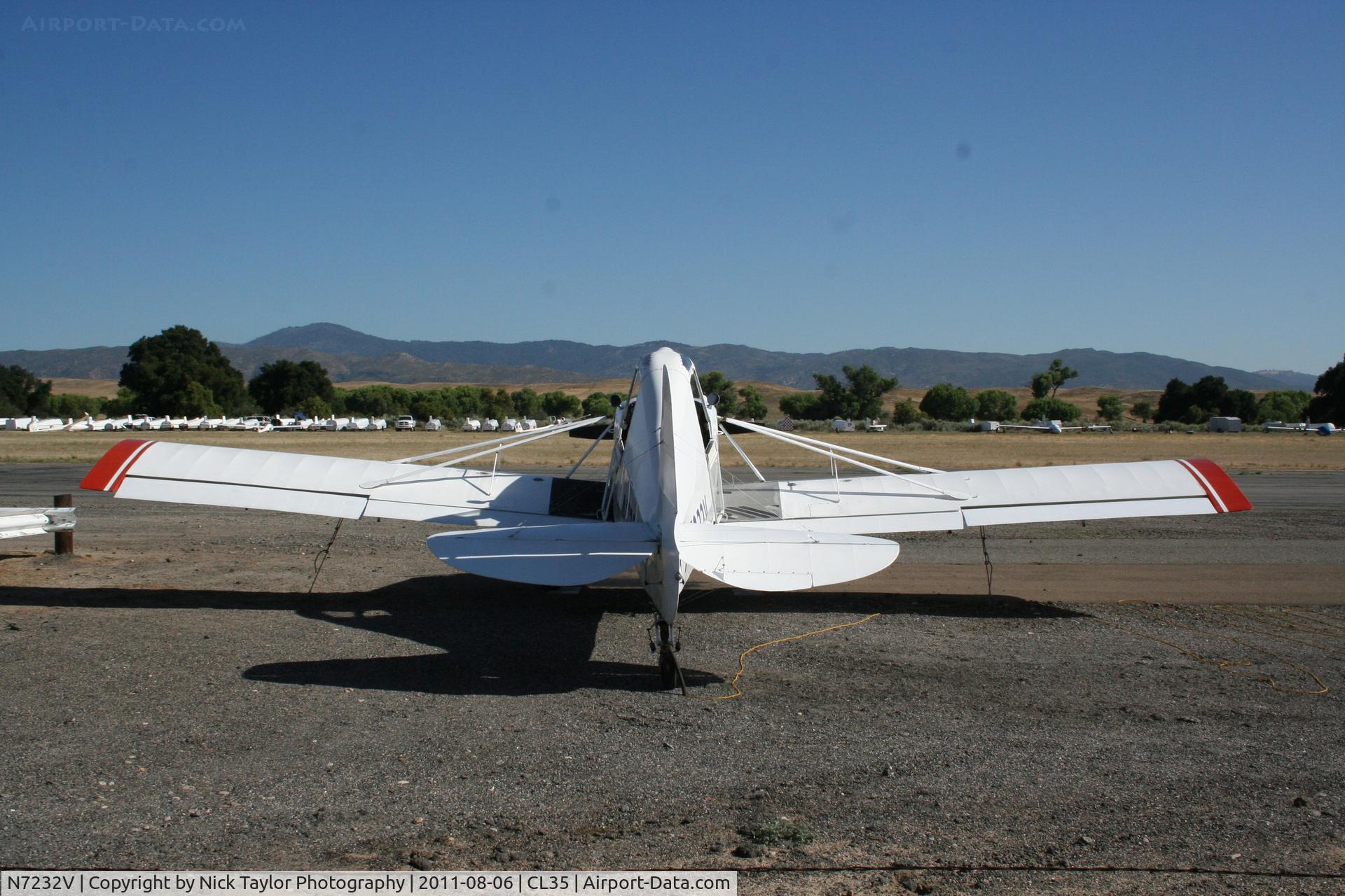 N7232V, 1966 Intermountain Callair A-9 C/N 1269, Tied down