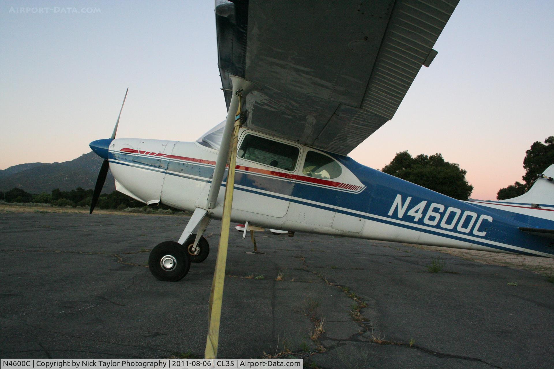 N4600C, 1953 Cessna 170B C/N 25544, Sunset at Warner Springs