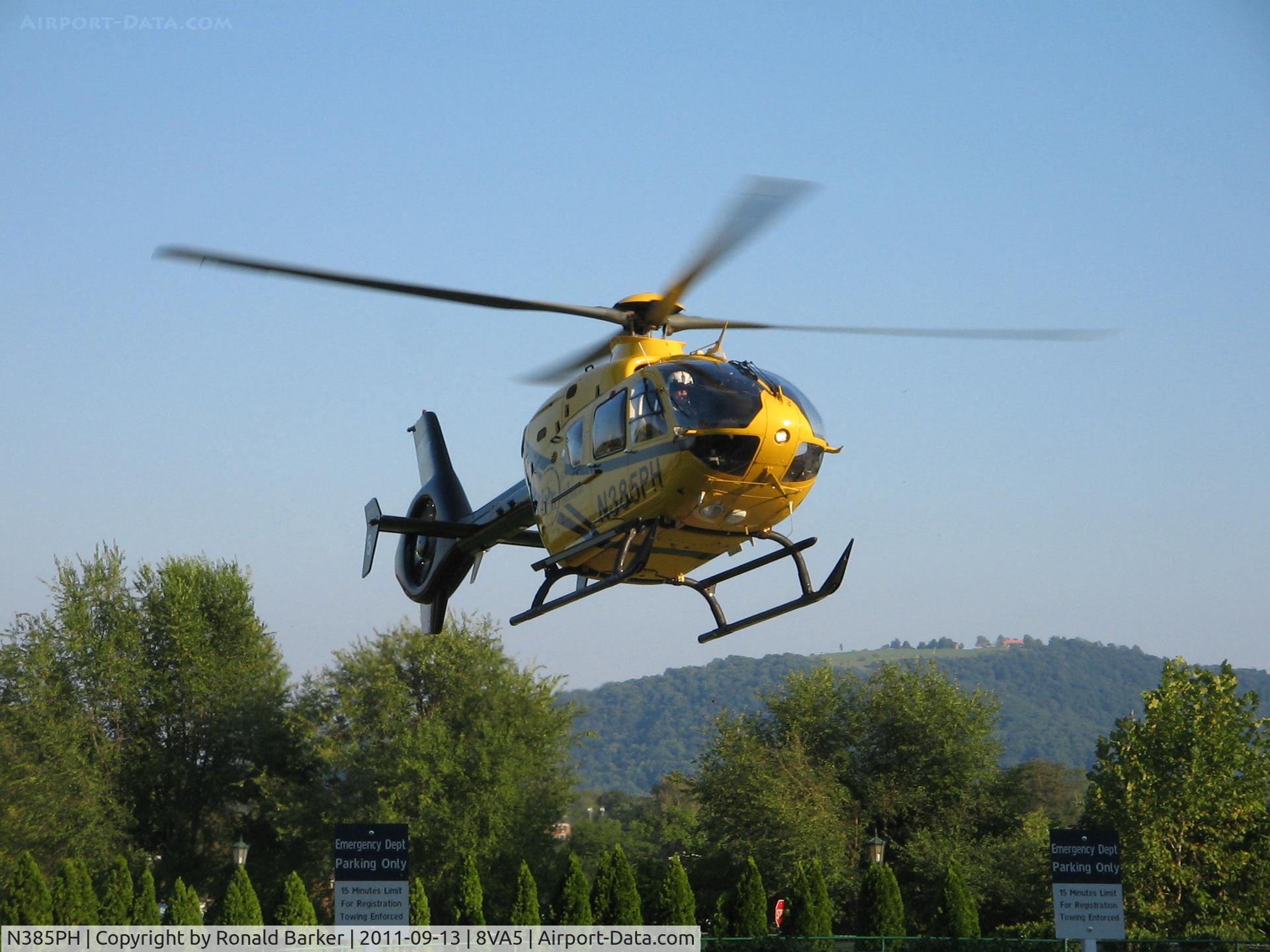 N385PH, 2008 Eurocopter EC-135P-2+ C/N 0670, UVA Hospital, VA