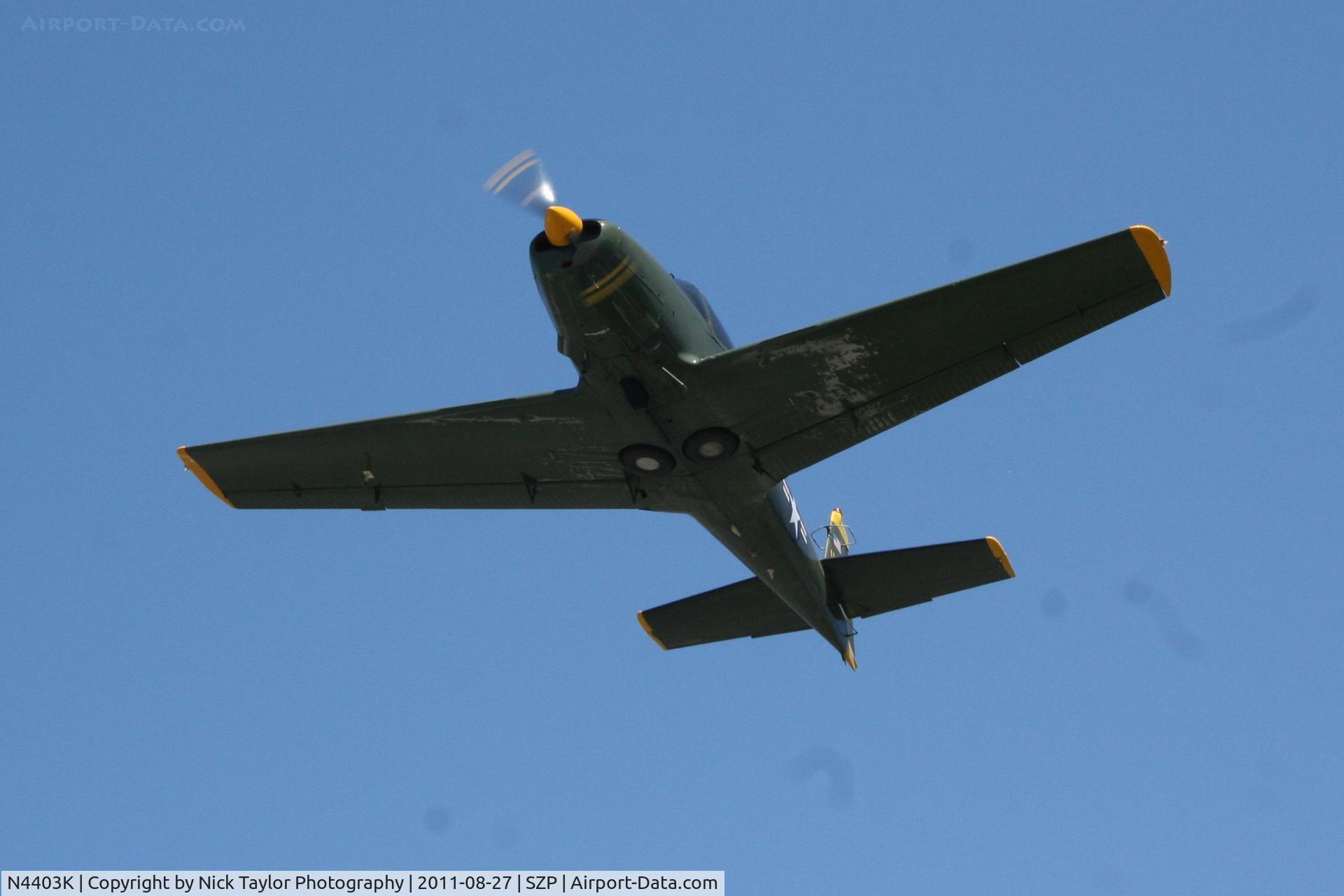 N4403K, 1948 Ryan Navion C/N NAV-4-1403, Taking off 22