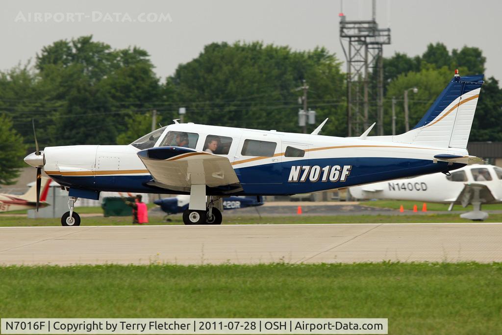 N7016F, 1976 Piper PA-32R-300 Cherokee Lance C/N 32R-7780052, At 2011 Oshkosh