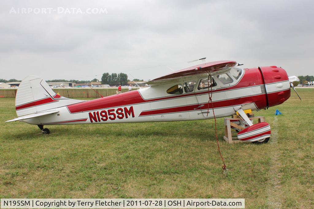N195SM, 1949 Cessna 195 C/N 7806, At 2011 Oshkosh
