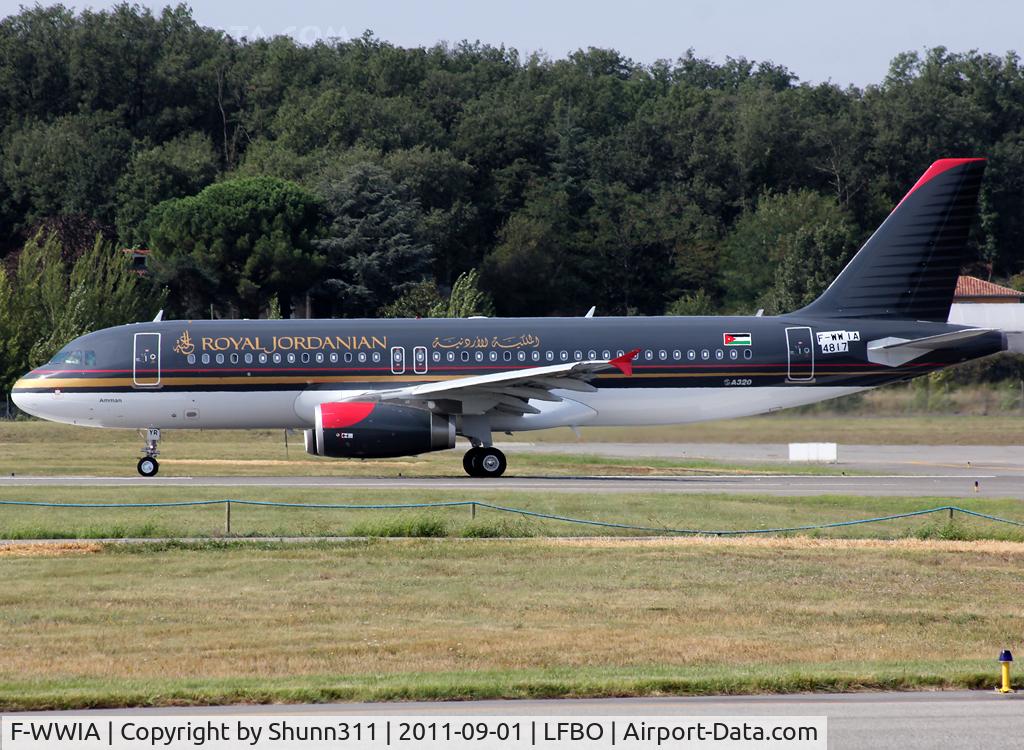 F-WWIA, 2011 Airbus A320-232 C/N 4817, C/n 4817 - To be JY-AYR