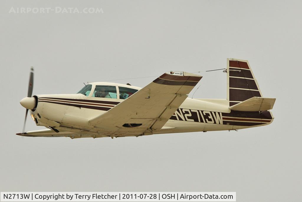 N2713W, 1966 Mooney M20C Ranger C/N 3334, At 2011 Oshkosh