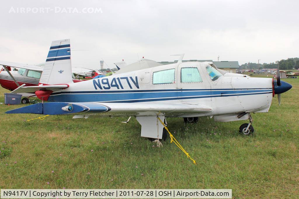 N9417V, 1969 Mooney M20C Ranger C/N 700039, At 2011 Oshkosh