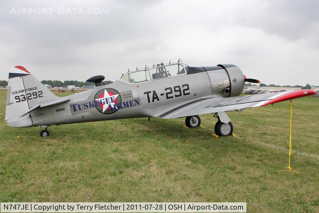 N747JE, 1958 North American AT-6G Texan C/N 168-394 (49-3292), At 2011 Oshkosh