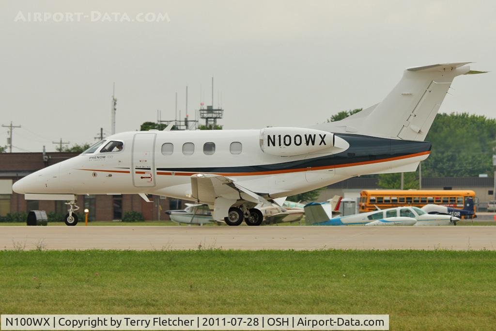 N100WX, 2009 Embraer EMB-500 Phenom 100 C/N 50000037, At 2011 Oshkosh