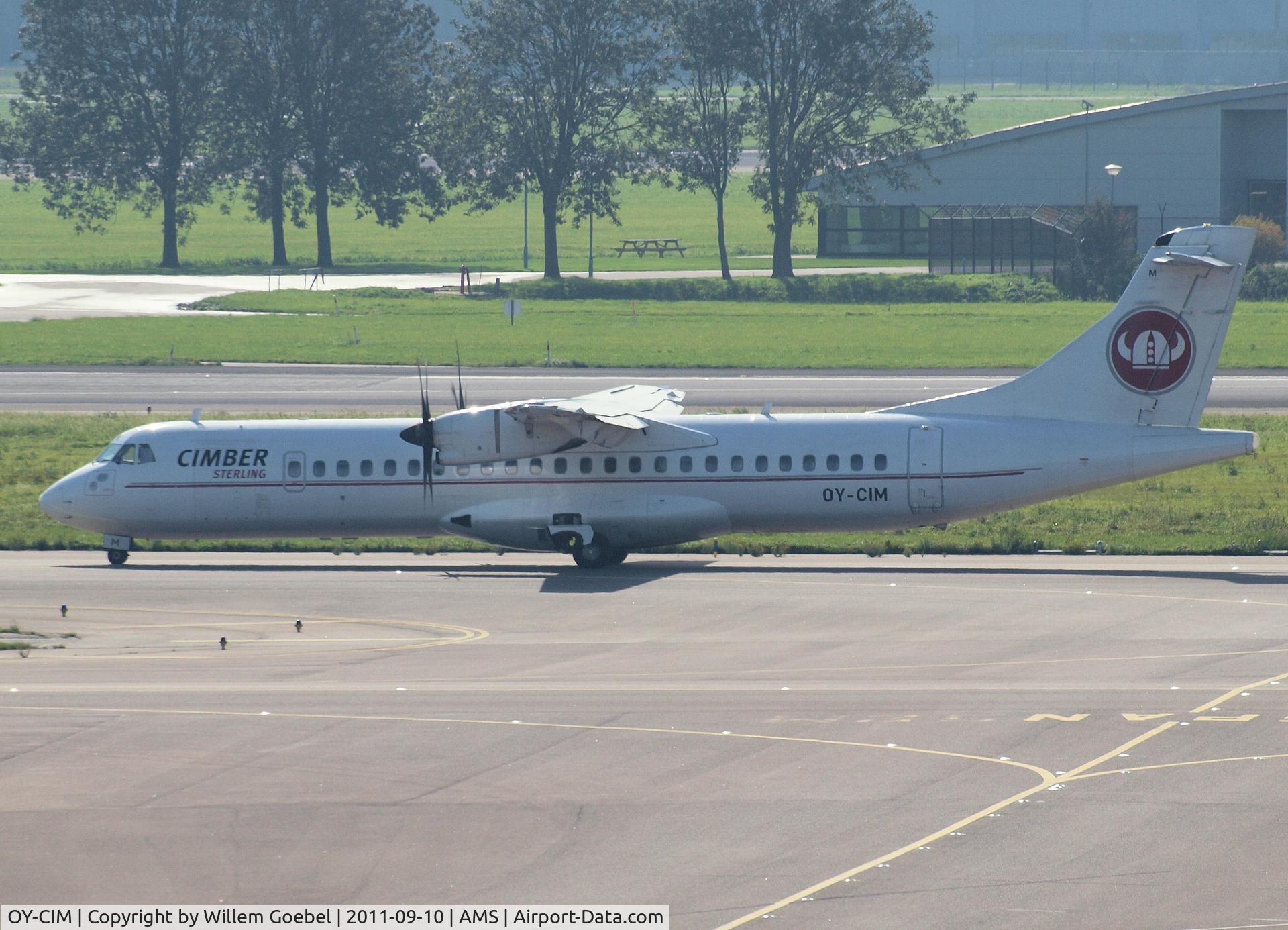 OY-CIM, 1995 ATR 72-212A C/N 468, Taxi to the runway of 
