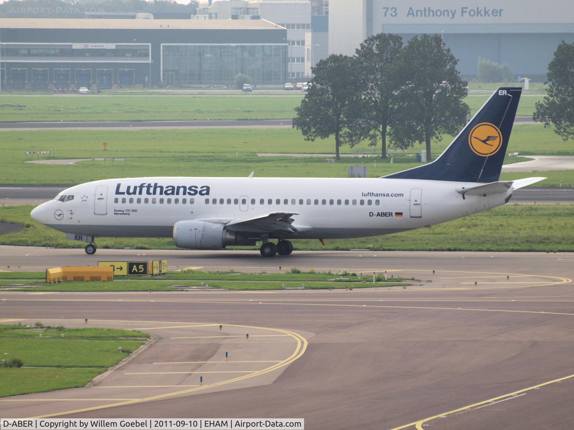 D-ABER, 1992 Boeing 737-330 C/N 26431, Taxi to the runway of 