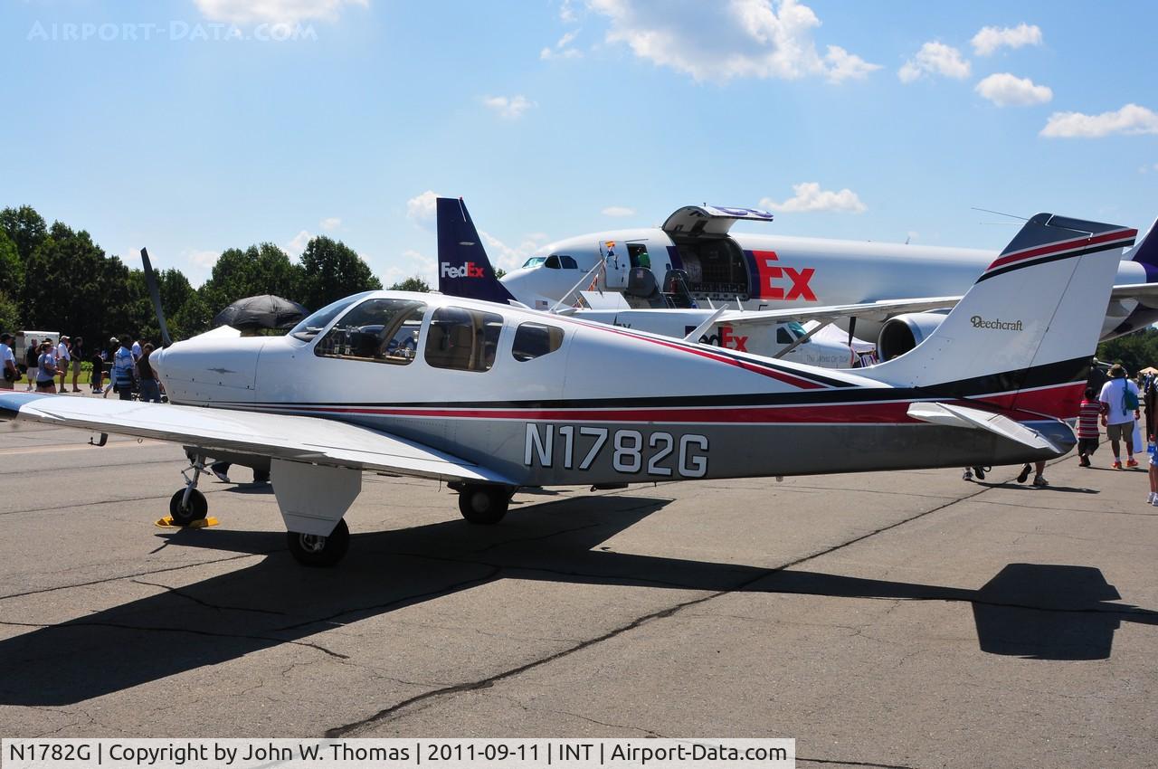 N1782G, 1962 Beech 35-B33 Debonair C/N CD-510, Winston Salem Airshow 2011