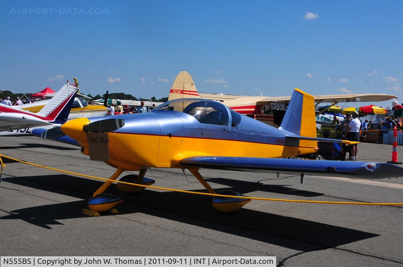 N555BS, 2000 Vans RV-6A C/N 000.555, Winston Salem Airshow 2011