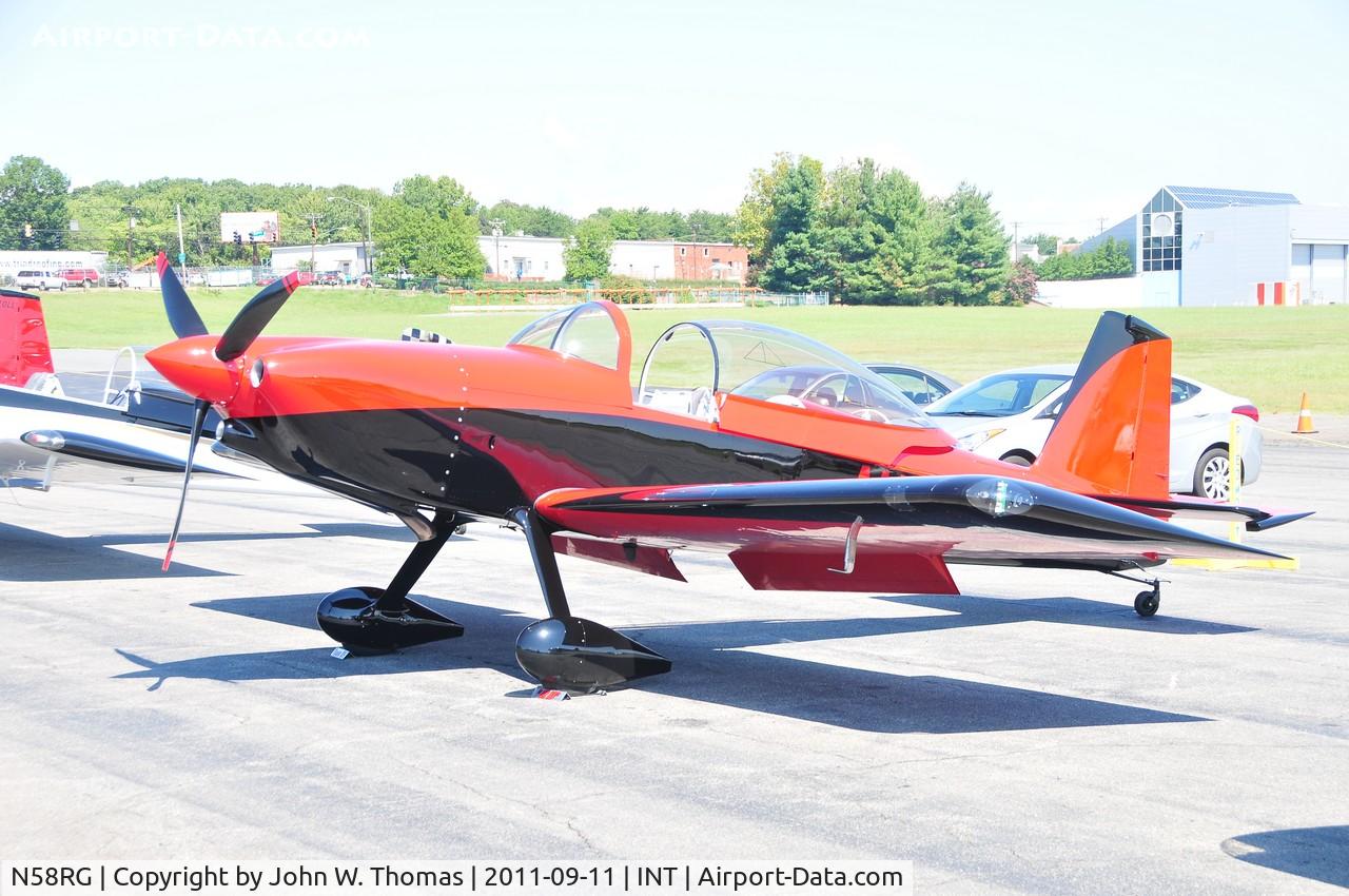 N58RG, Vans RV-8 C/N 80067, Winston Salem Airshow 2011