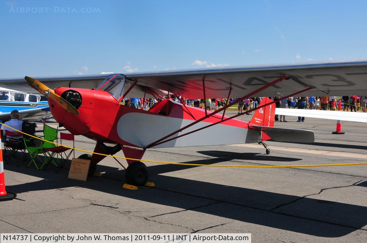 N14737, 1935 Taylor E-2 C/N 144, Winston Salem Airshow 2011