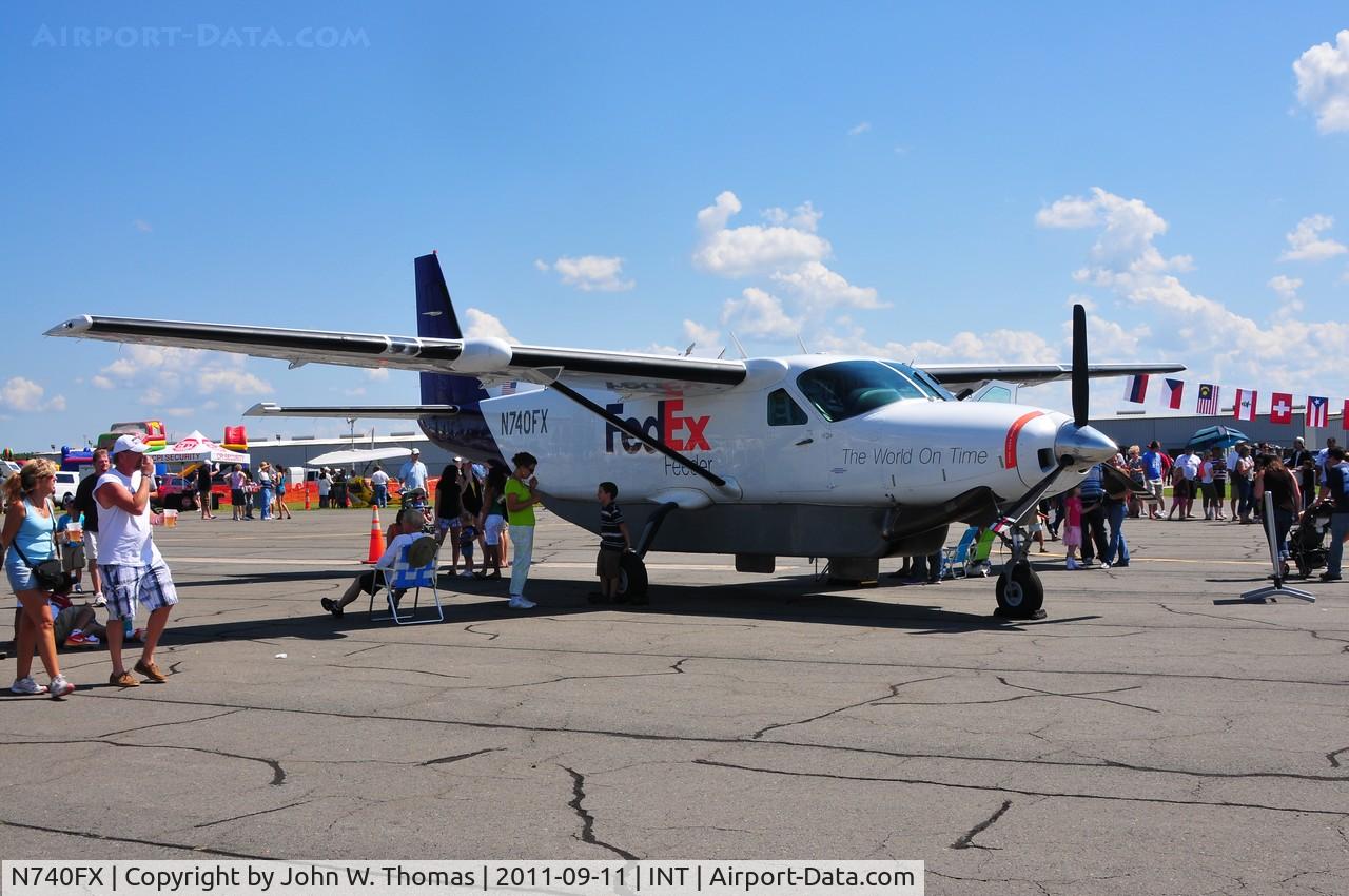 N740FX, 1995 Cessna 208B C/N 208B0484, Winston Salem Airshow 2011