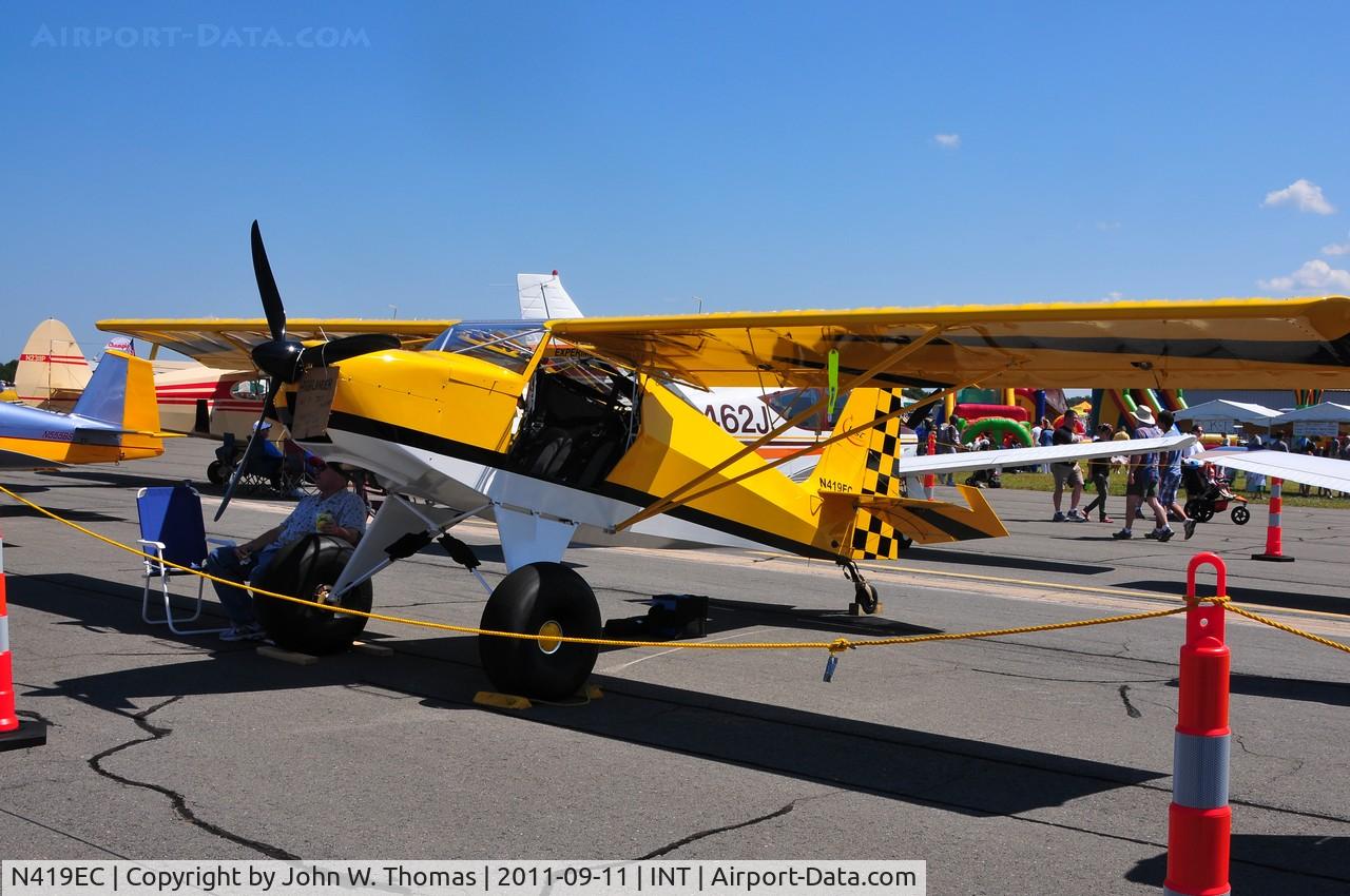 N419EC, 2010 Just Aircraft Highlander C/N JA183-01-09, Winston Salem Airshow 2011