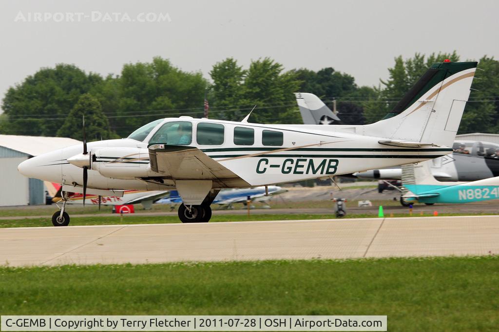 C-GEMB, 1984 Beech 58 Baron C/N TH-1424, At 2011 Oshkosh