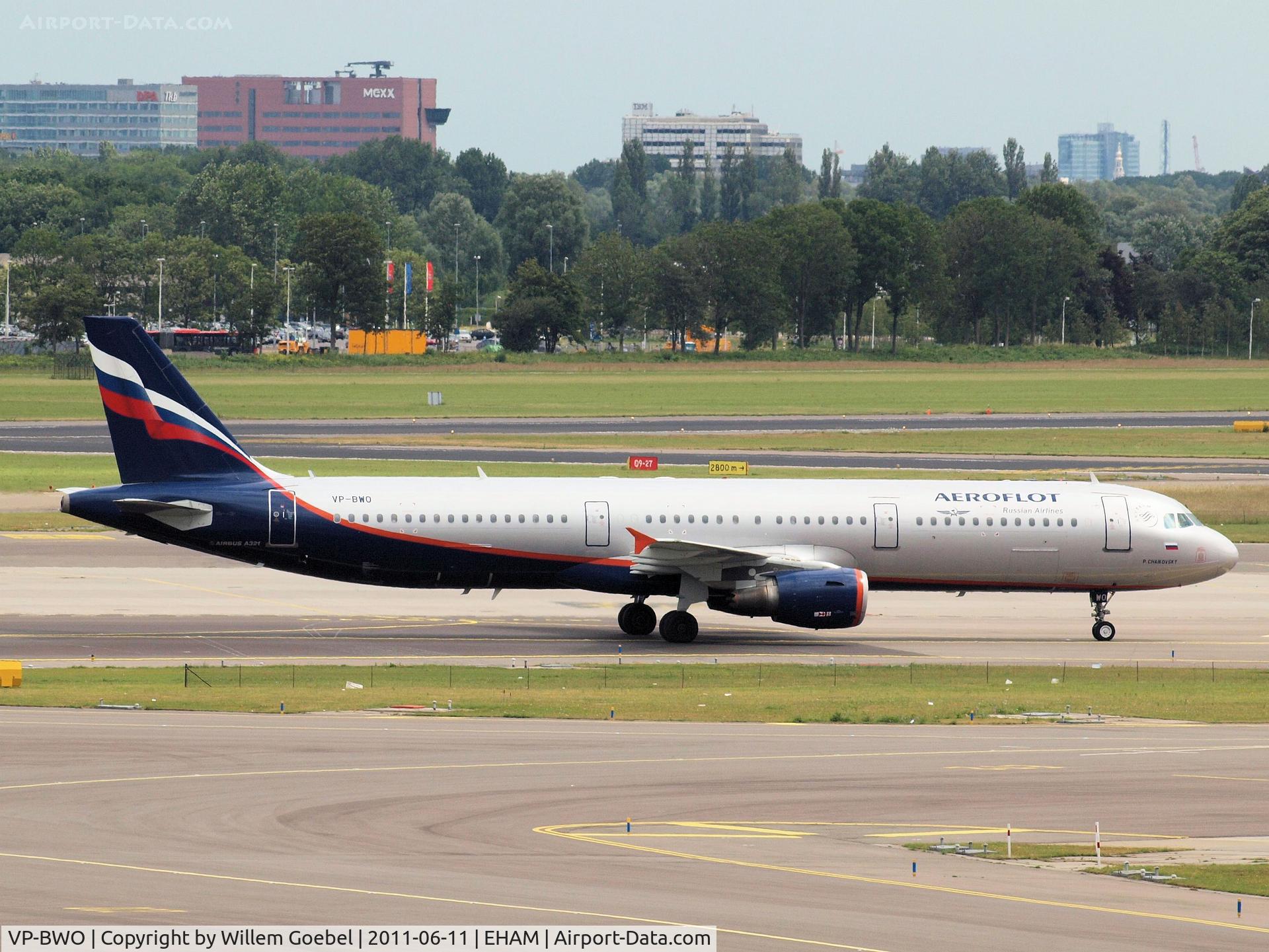 VP-BWO, 2004 Airbus A321-211 C/N 2337, Arrival on Schiphol Airport