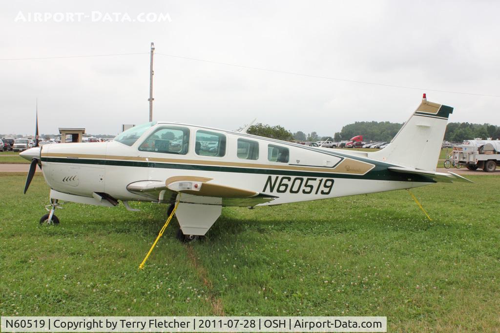 N60519, 1980 Beech A36 Bonanza 36 C/N E-1687, At 2011 Oshkosh