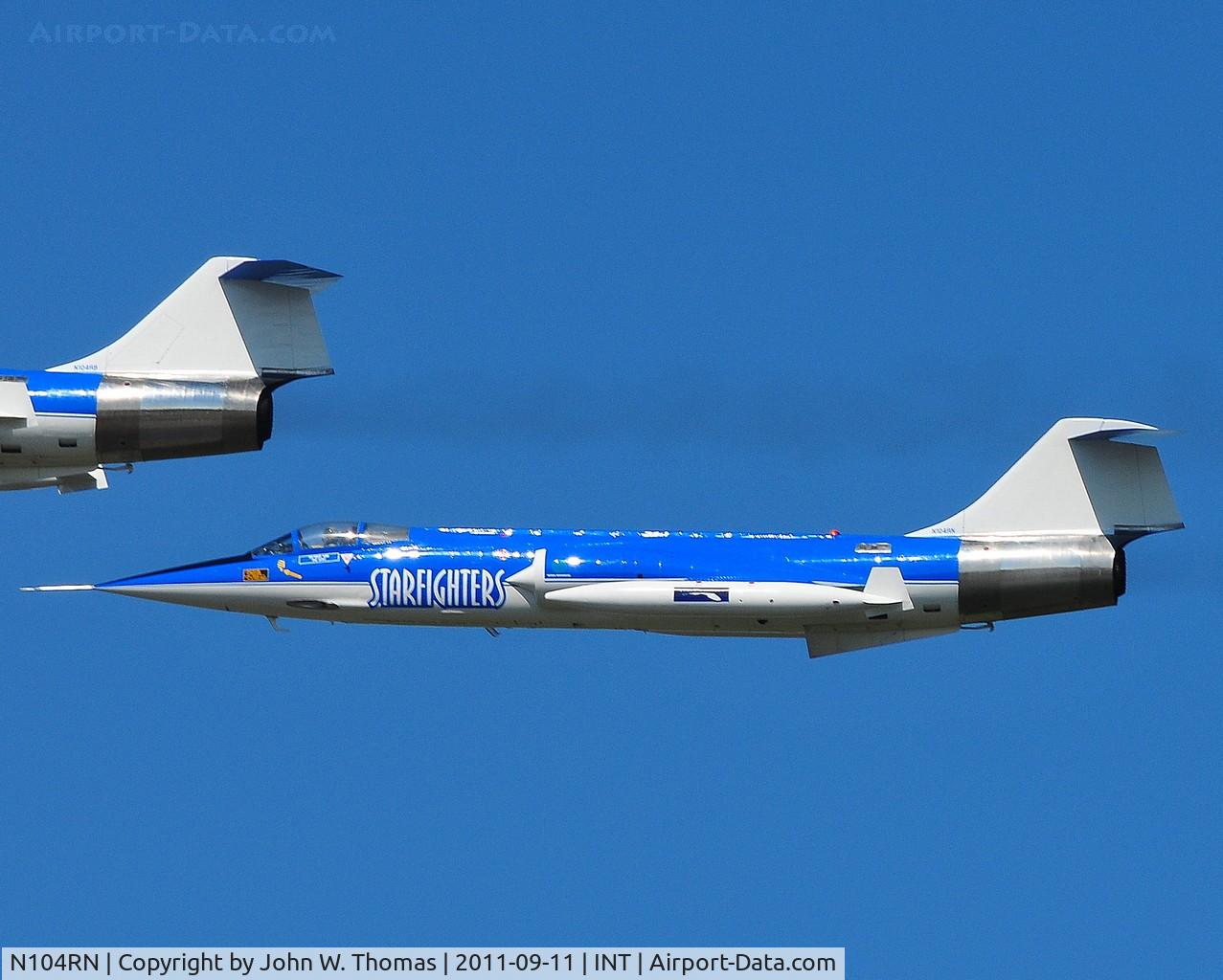 N104RN, 1963 Lockheed CF-104G C/N 104759, Winston Salem Airshow 2011