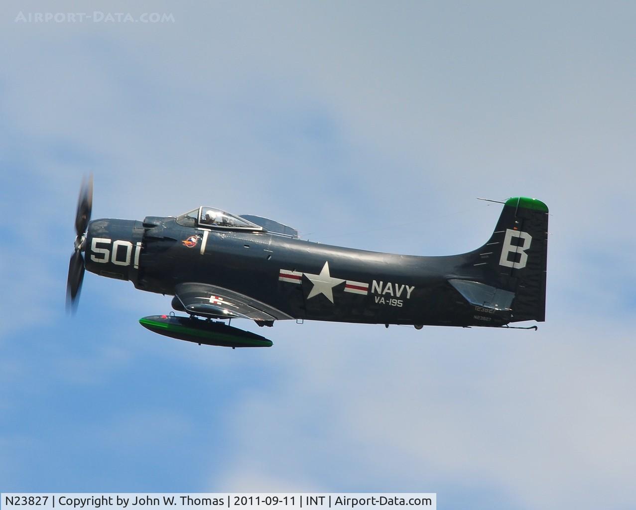 N23827, 1949 Douglas AD-4 C/N 7133, Winston Salem Airshow 2011