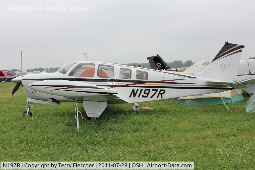 N197R, 1974 Beech A36 Bonanza 36 C/N E520, At 2011 Oshkosh