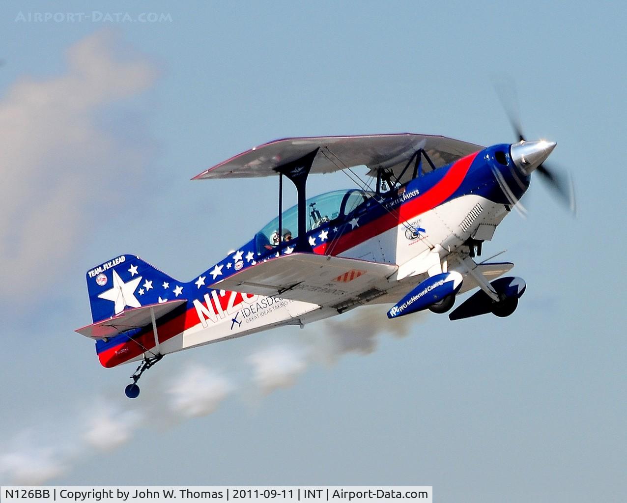 N126BB, 2001 Aviat Pitts S-2C Special C/N 6046, Winston Salem Airshow 2011