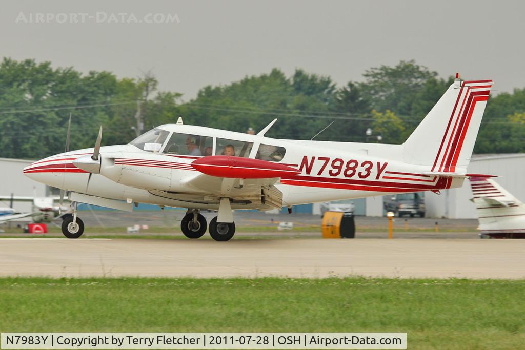 N7983Y, 1966 Piper PA-30 Twin Comanche C/N 30-1085, At 2011 Oshkosh