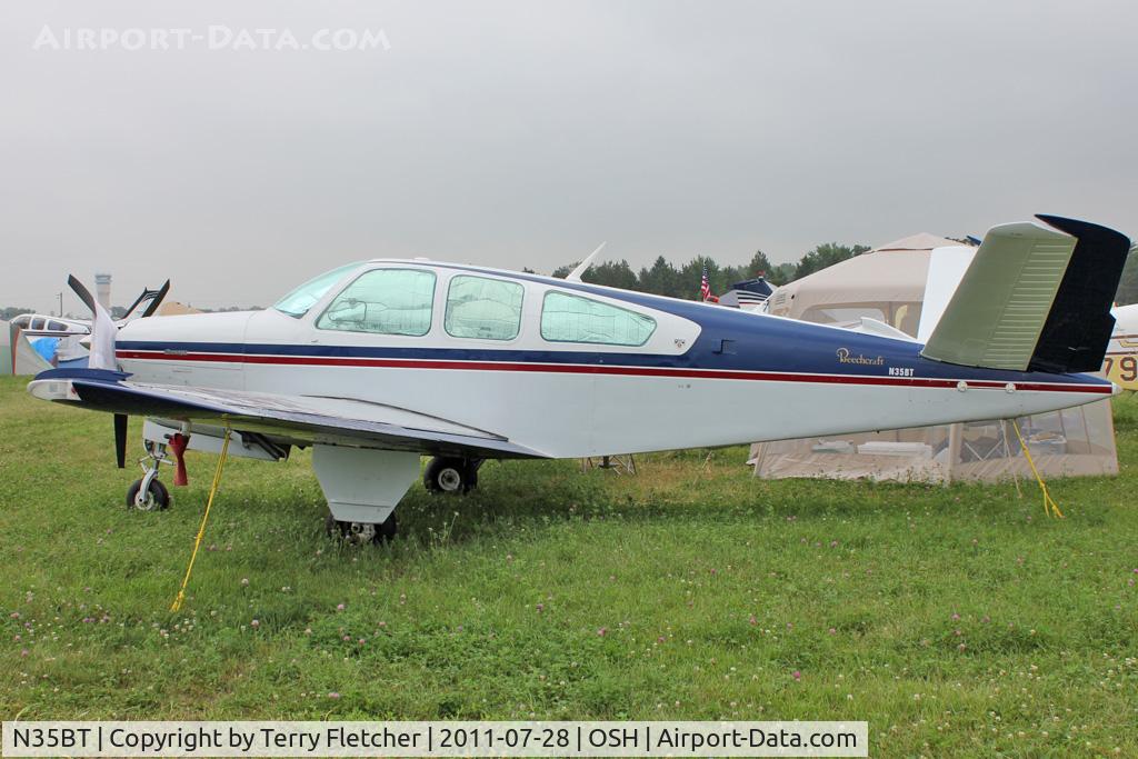 N35BT, 1979 Beech V35B Bonanza C/N D-10255, At 2011 Oshkosh