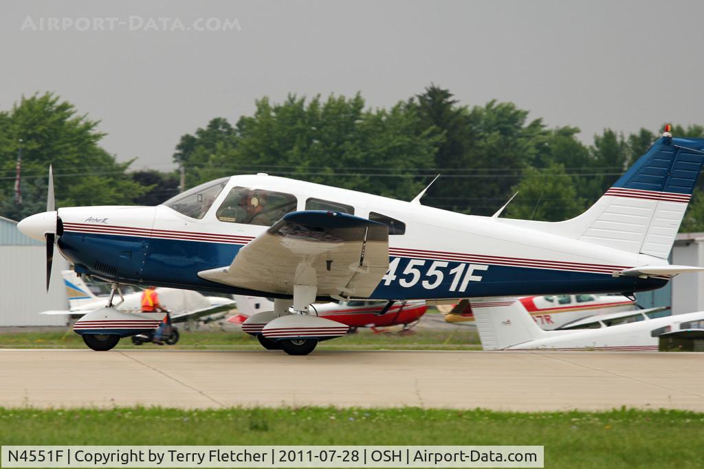 N4551F, 1976 Piper PA-28-181 Archer C/N 28-7790044, At 2011 Oshkosh