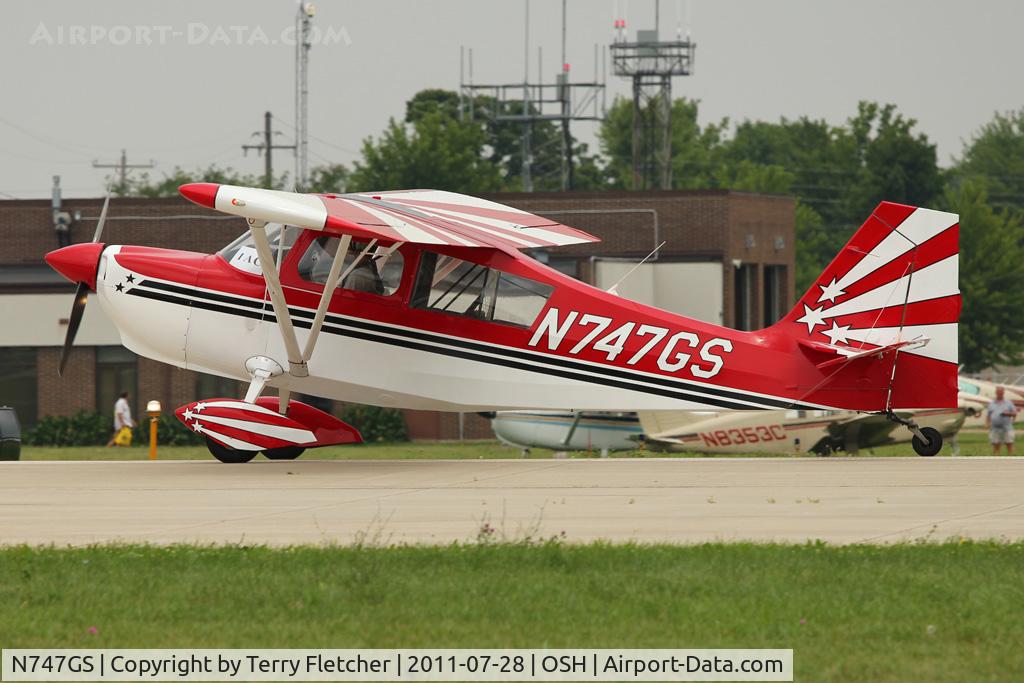 N747GS, 1976 Bellanca 8KCAB Decathlon C/N 258-76, At 2011 Oshkosh