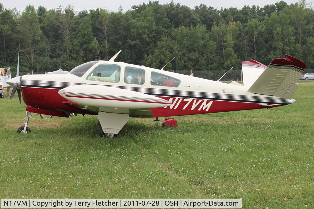 N17VM, 1973 Beech V35B Bonanza C/N D-9515, At 2011 Oshkosh