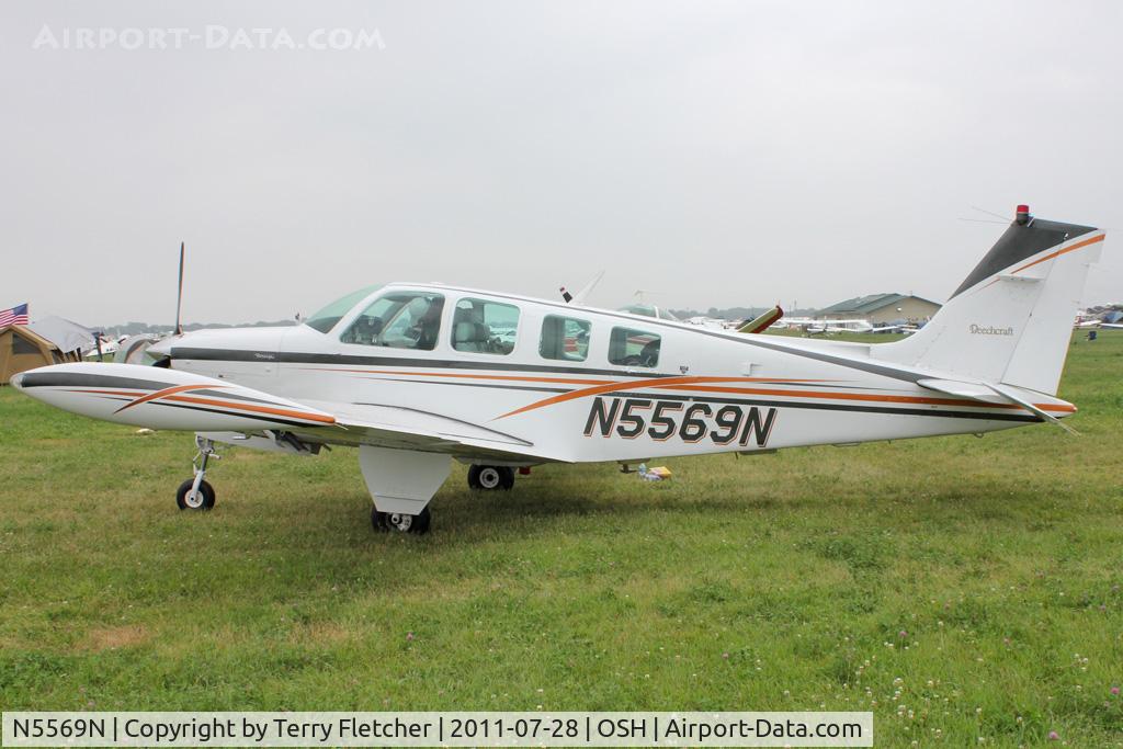 N5569N, 1990 Beech A36 Bonanza 36 C/N E-2529, At 2011 Oshkosh