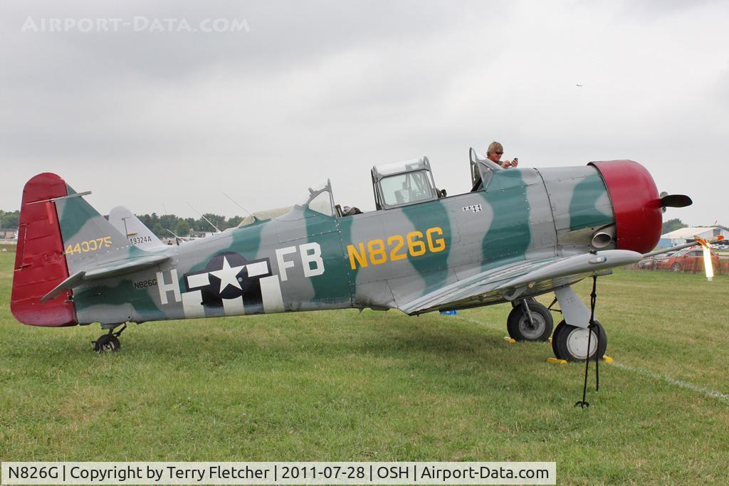 N826G, 1952 North American AT-6G Texan C/N SA 075, At 2011 Oshkosh