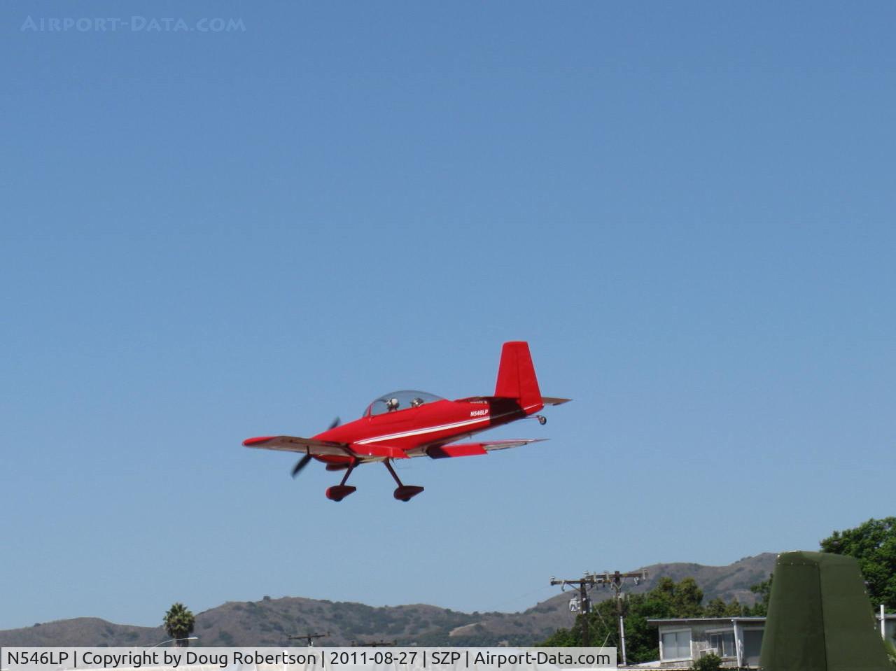 N546LP, Vans RV-8 C/N 82726, 2007 Obrien OBRIEN SPECIAL VAN's RV-8, Lycoming IO-360EXP 180 Hp, on final Rwy 22