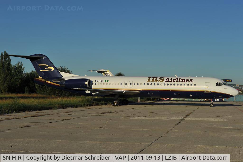5N-HIR, 1994 Fokker 100 (F-28-0100) C/N 11498, IRS Airlines Fokker 100