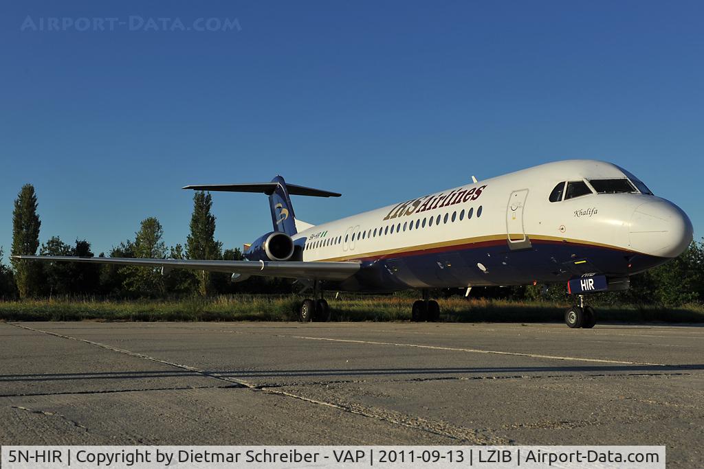 5N-HIR, 1994 Fokker 100 (F-28-0100) C/N 11498, IRS Airlines Fokker 100