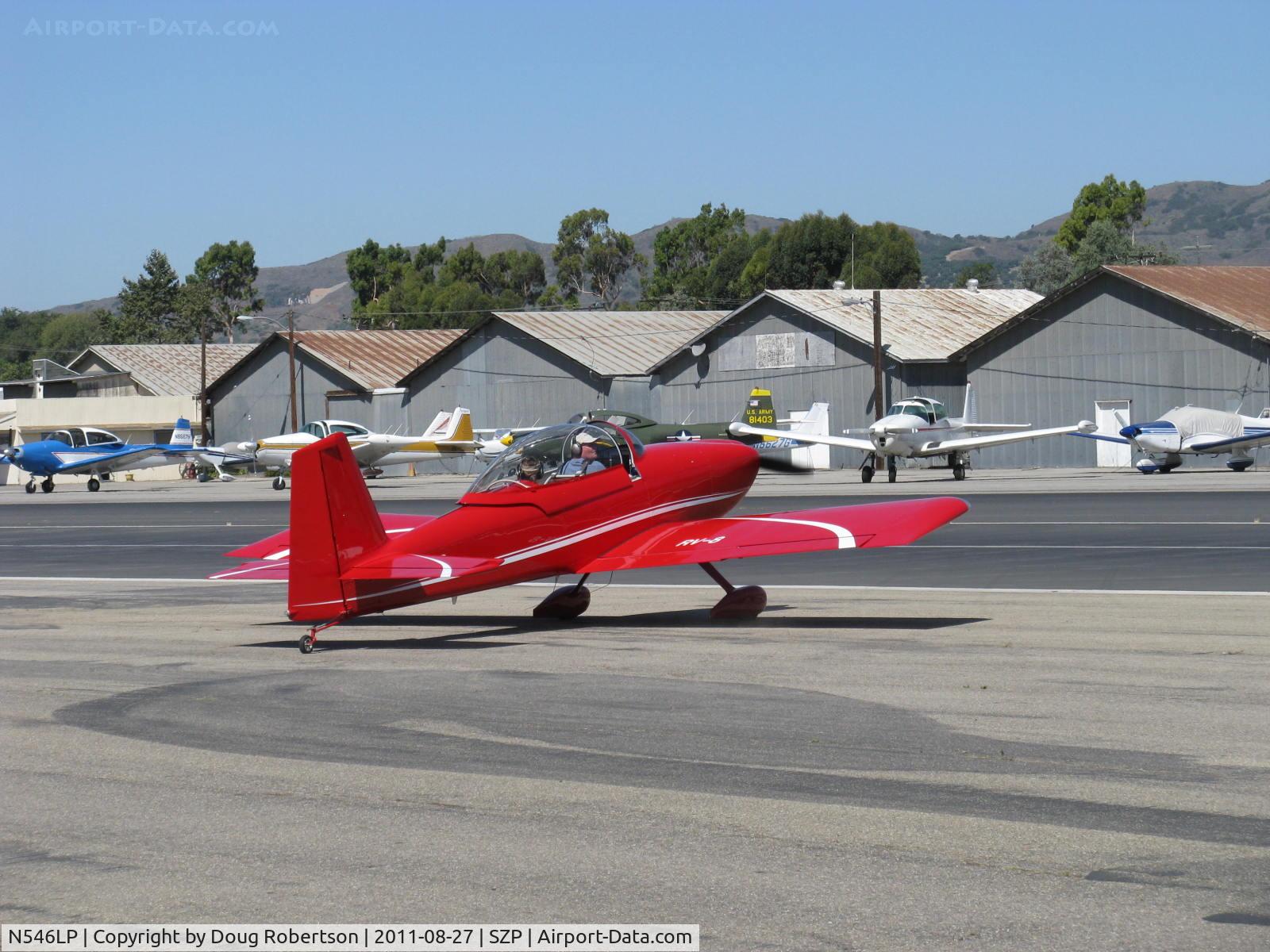 N546LP, Vans RV-8 C/N 82726, 2007 Obrien OBRIEN SPECIAL VAN's RV-8, Lycoming IO-360EXP 180 Hp, crossing the runway