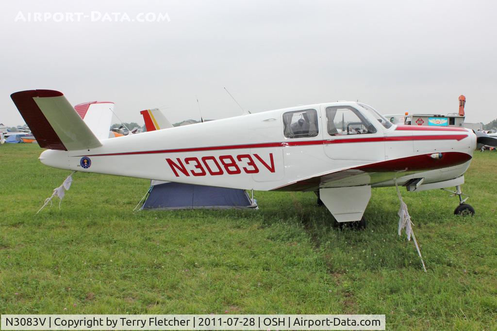 N3083V, 1947 Beech 35 Bonanza C/N D-498, At 2011 Oshkosh