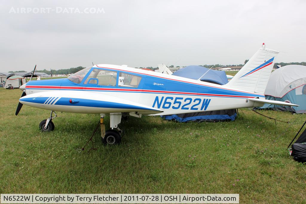 N6522W, 1965 Piper PA-28-140 C/N 28-20601, At 2011 Oshkosh